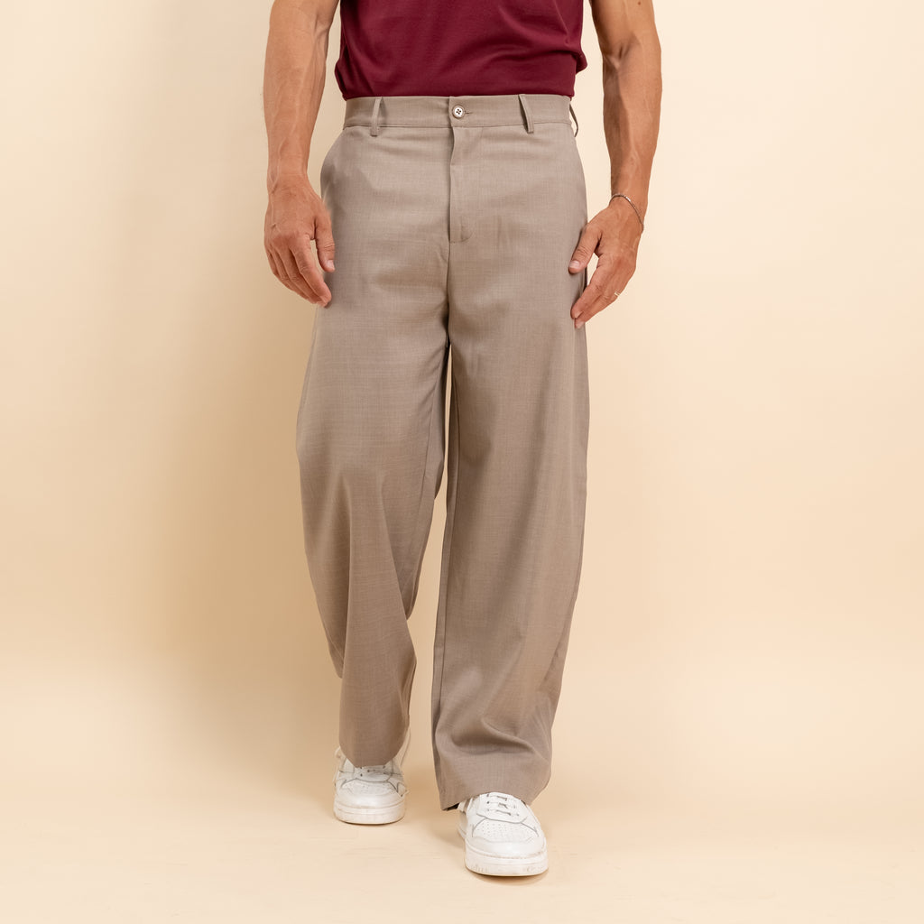 Pantalone palazzo fondo largo - Fango