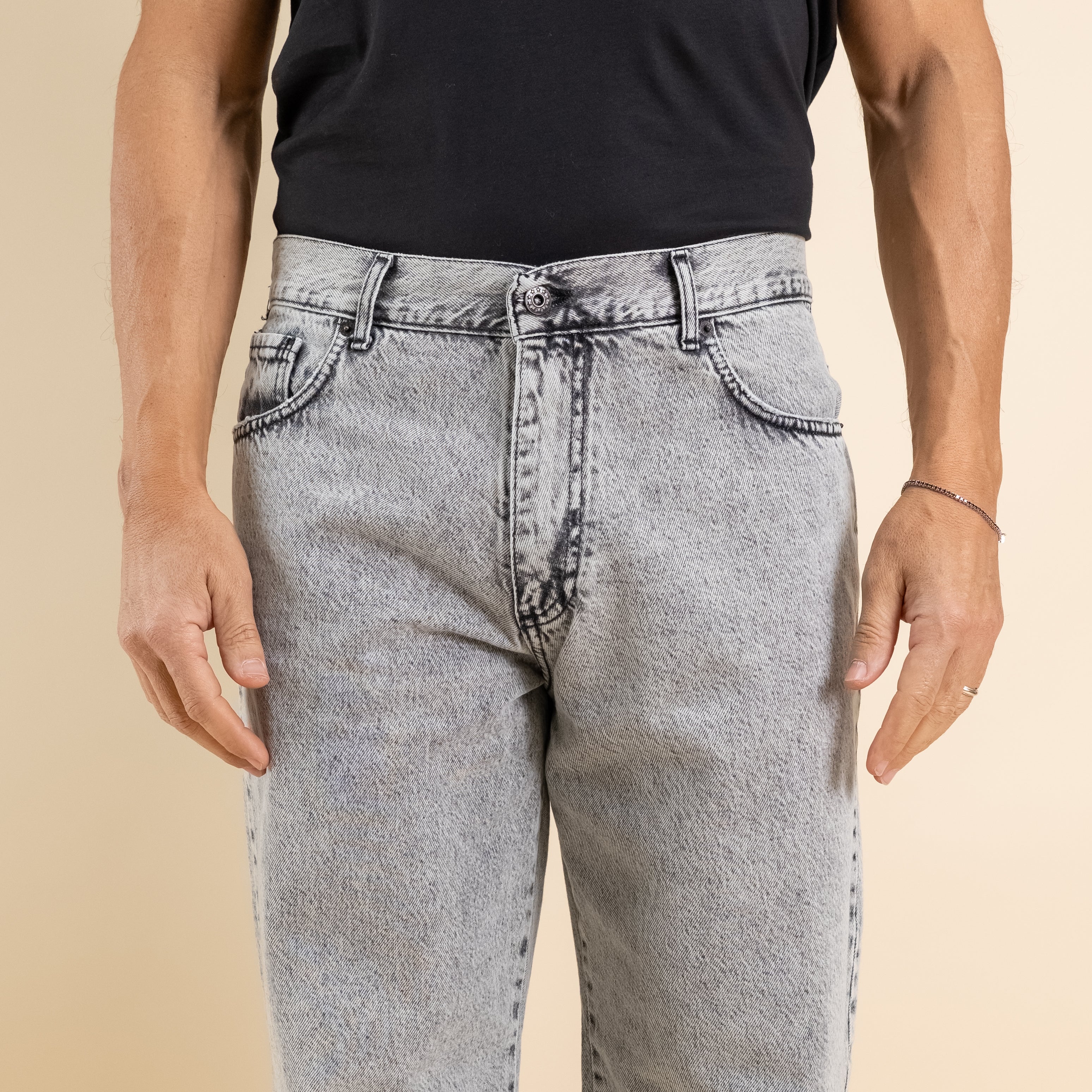 Jeans baggy fit - Grigio