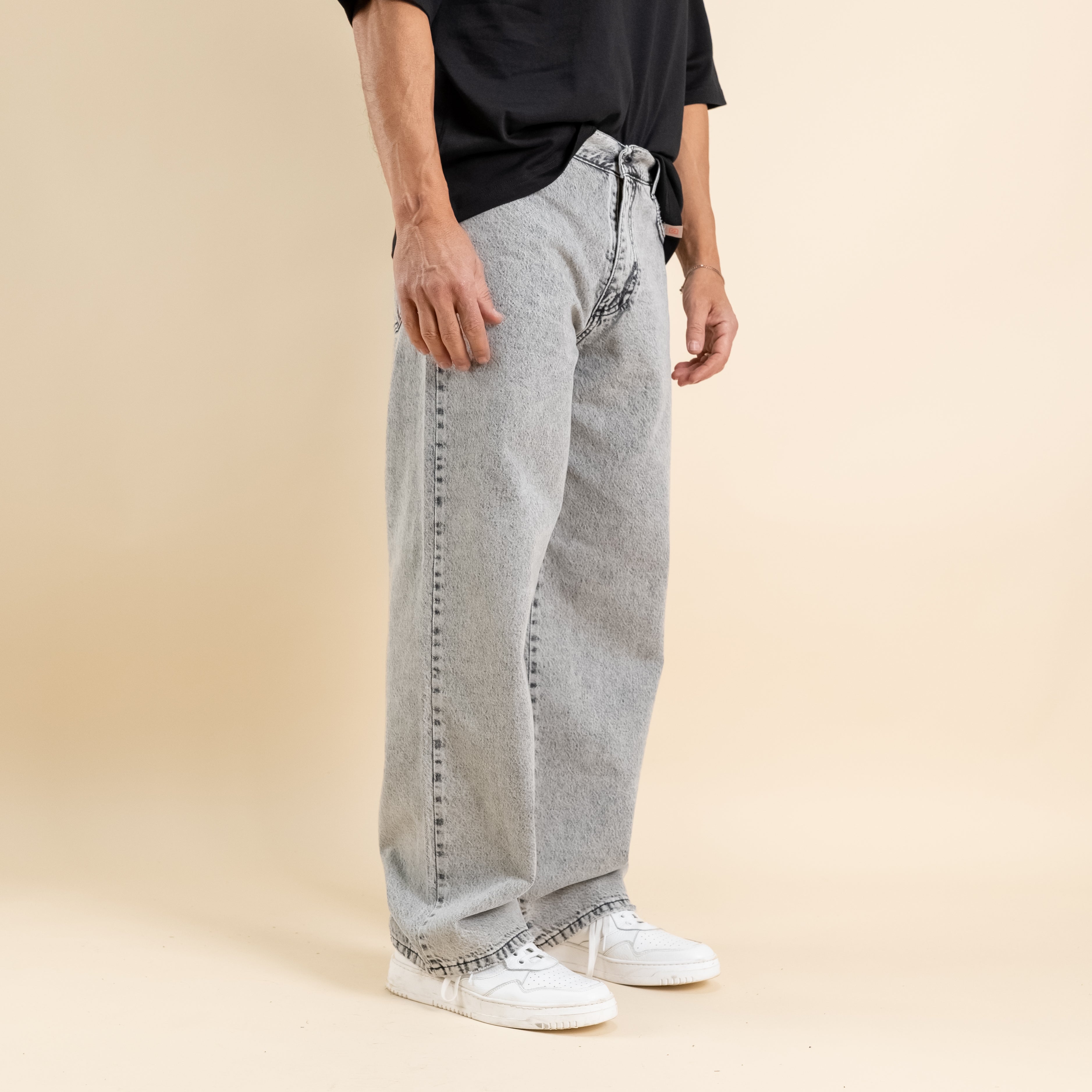 Jeans baggy fit - Grigio