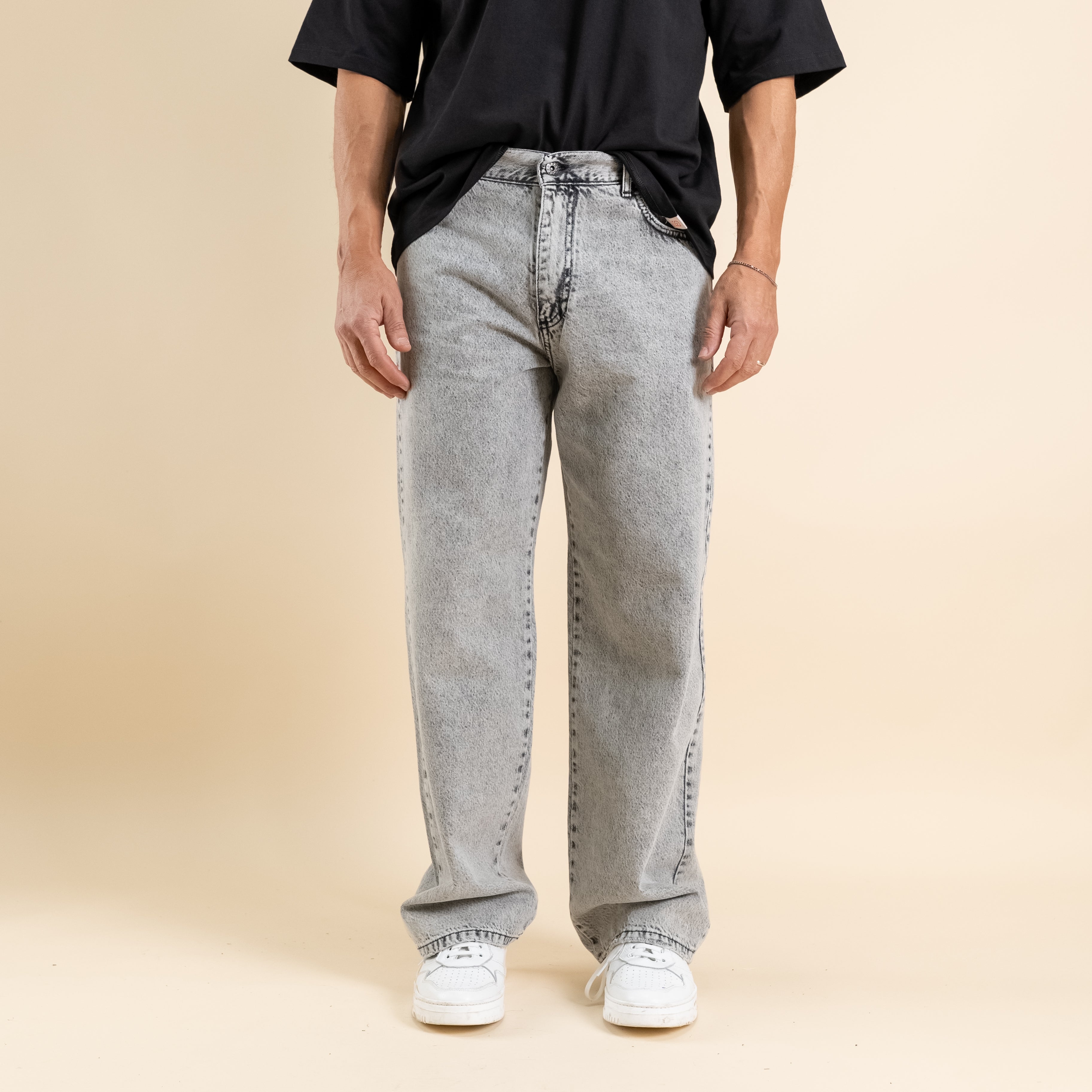 Jeans baggy fit - Grigio
