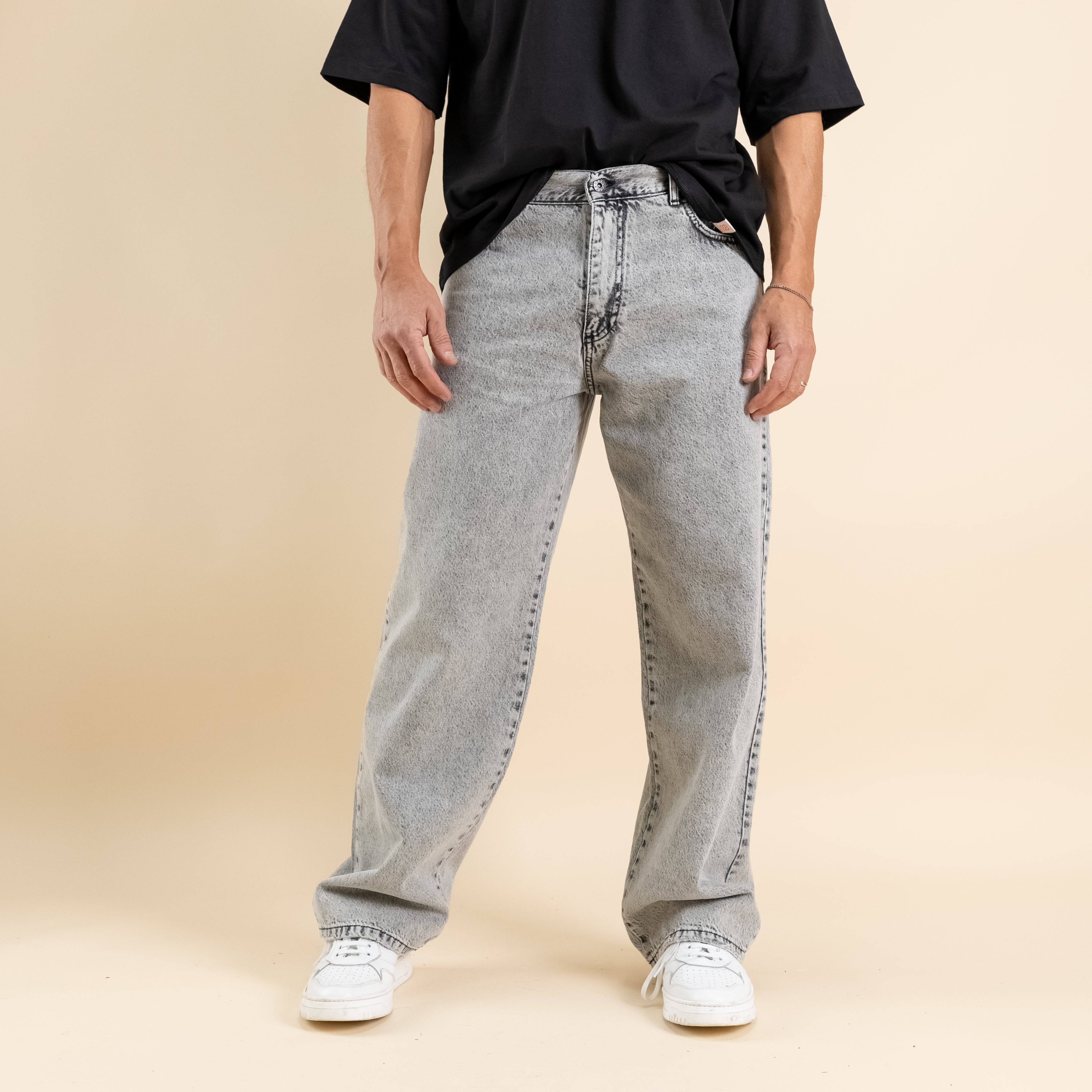 Jeans baggy fit - Grigio