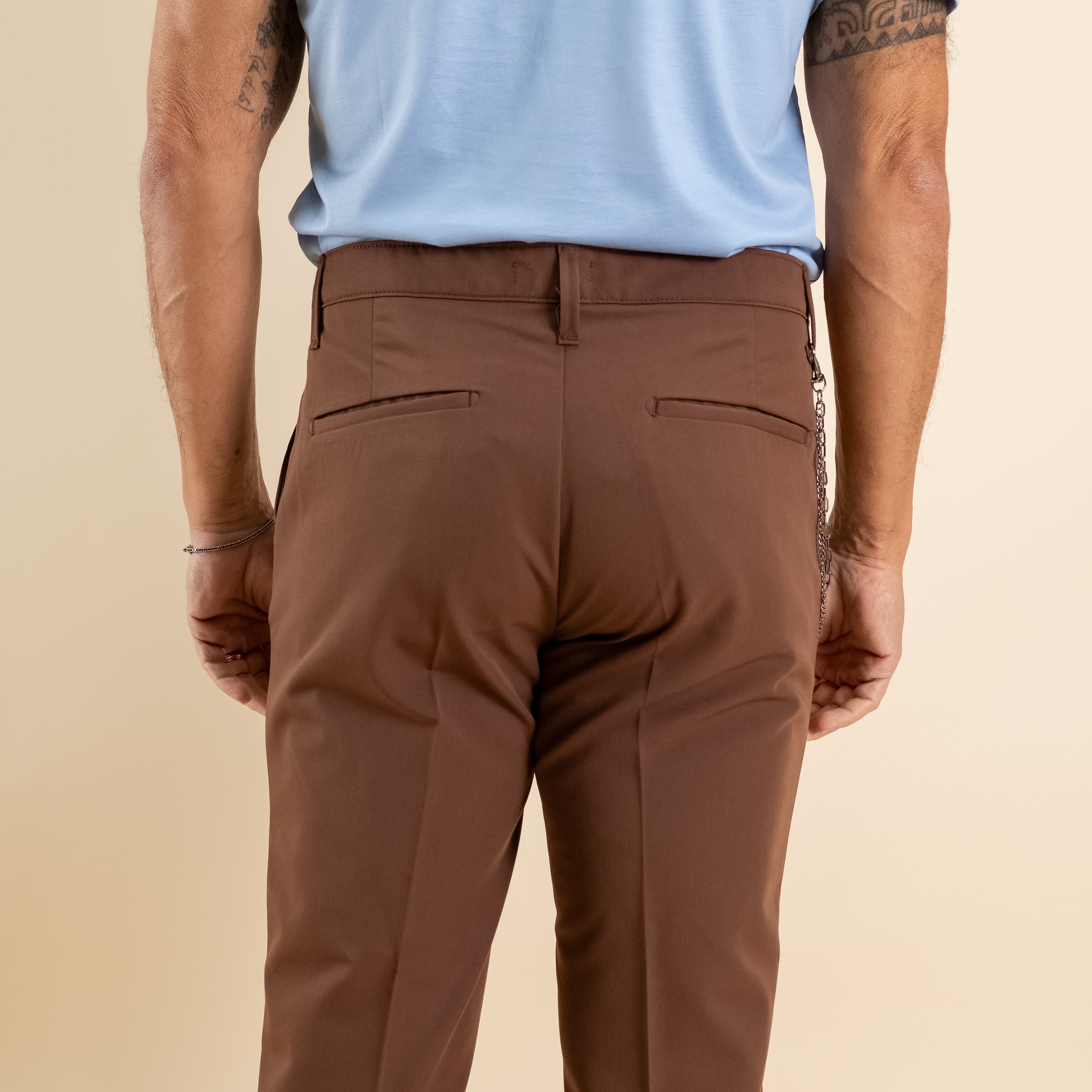 Pantalone chino - Moro