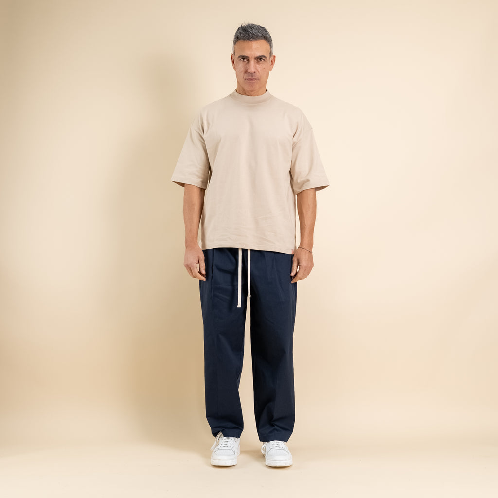 T-shirt oversize cropped - Beige