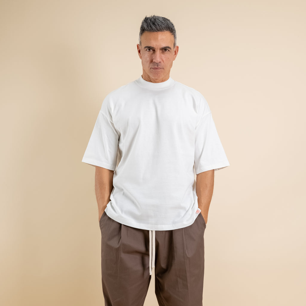 T-shirt oversize cropped - Bianco