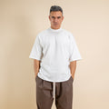 T-shirt oversize cropped - Bianco
