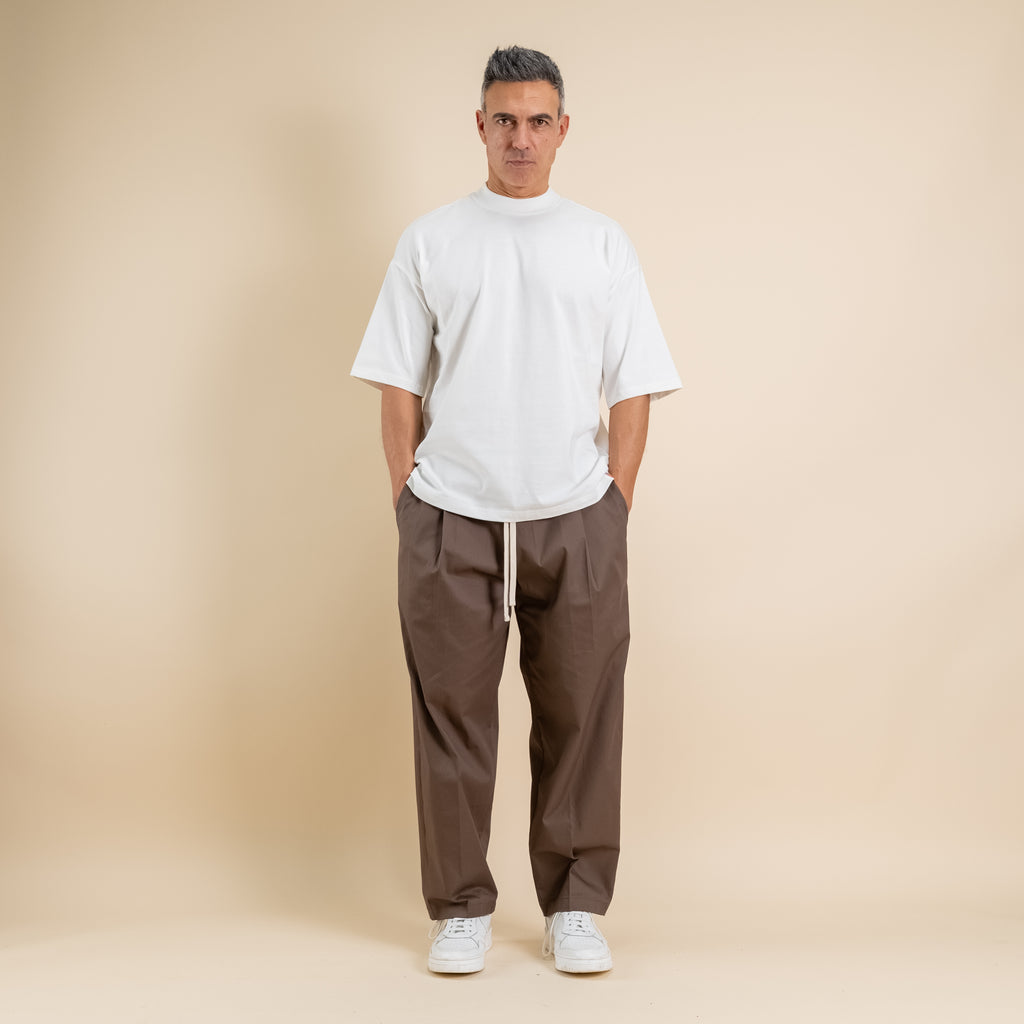 T-shirt oversize cropped - Bianco