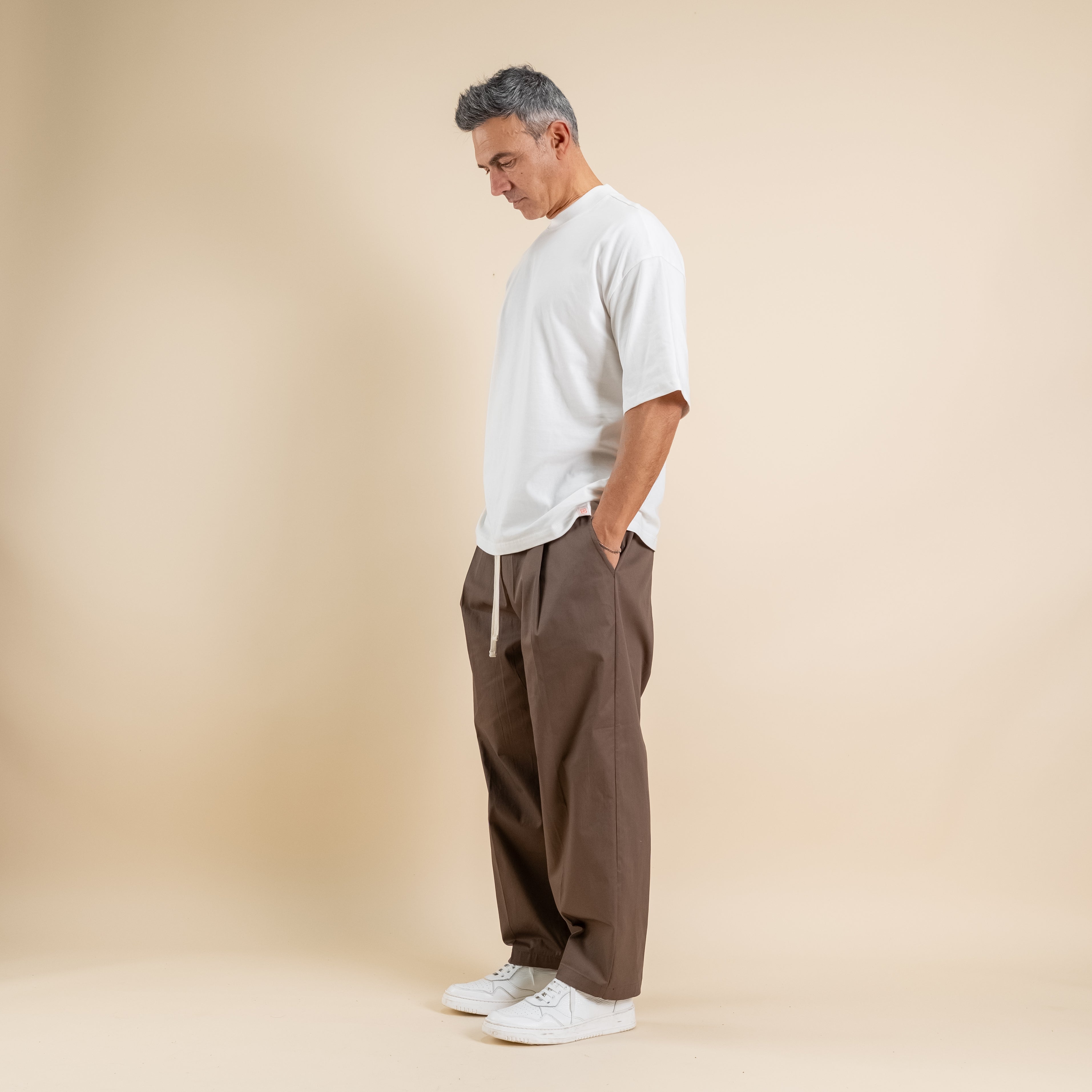 T-shirt oversize cropped - Bianco