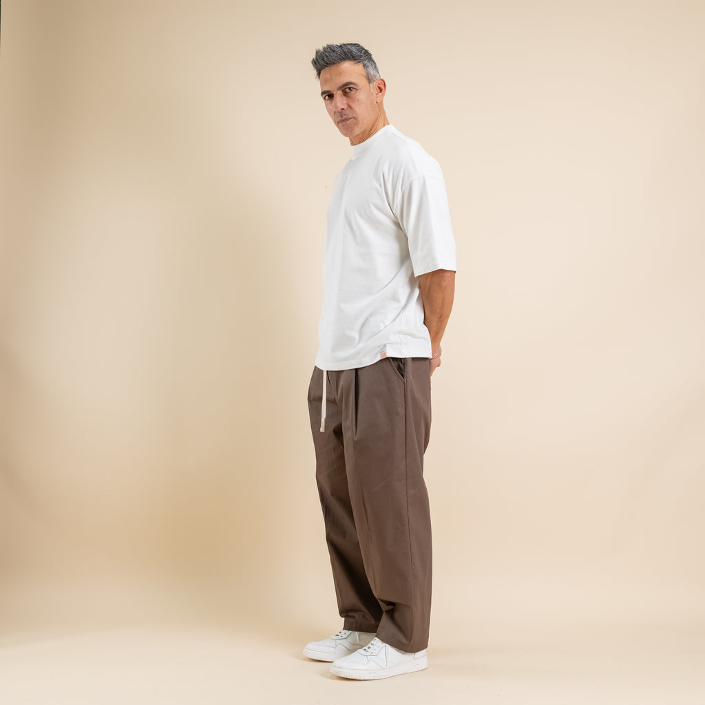 T-shirt oversize cropped - Bianco