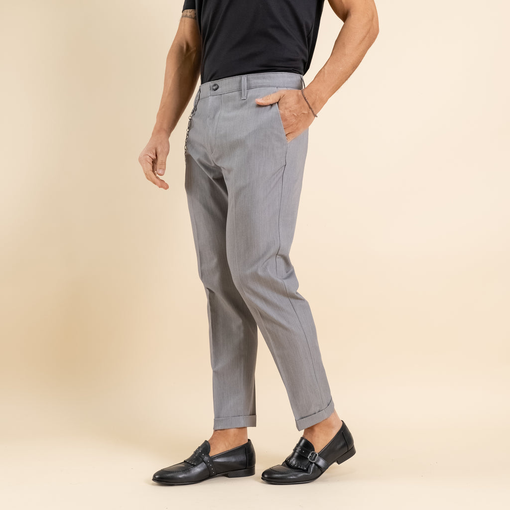 Pantalone chino - Grigio
