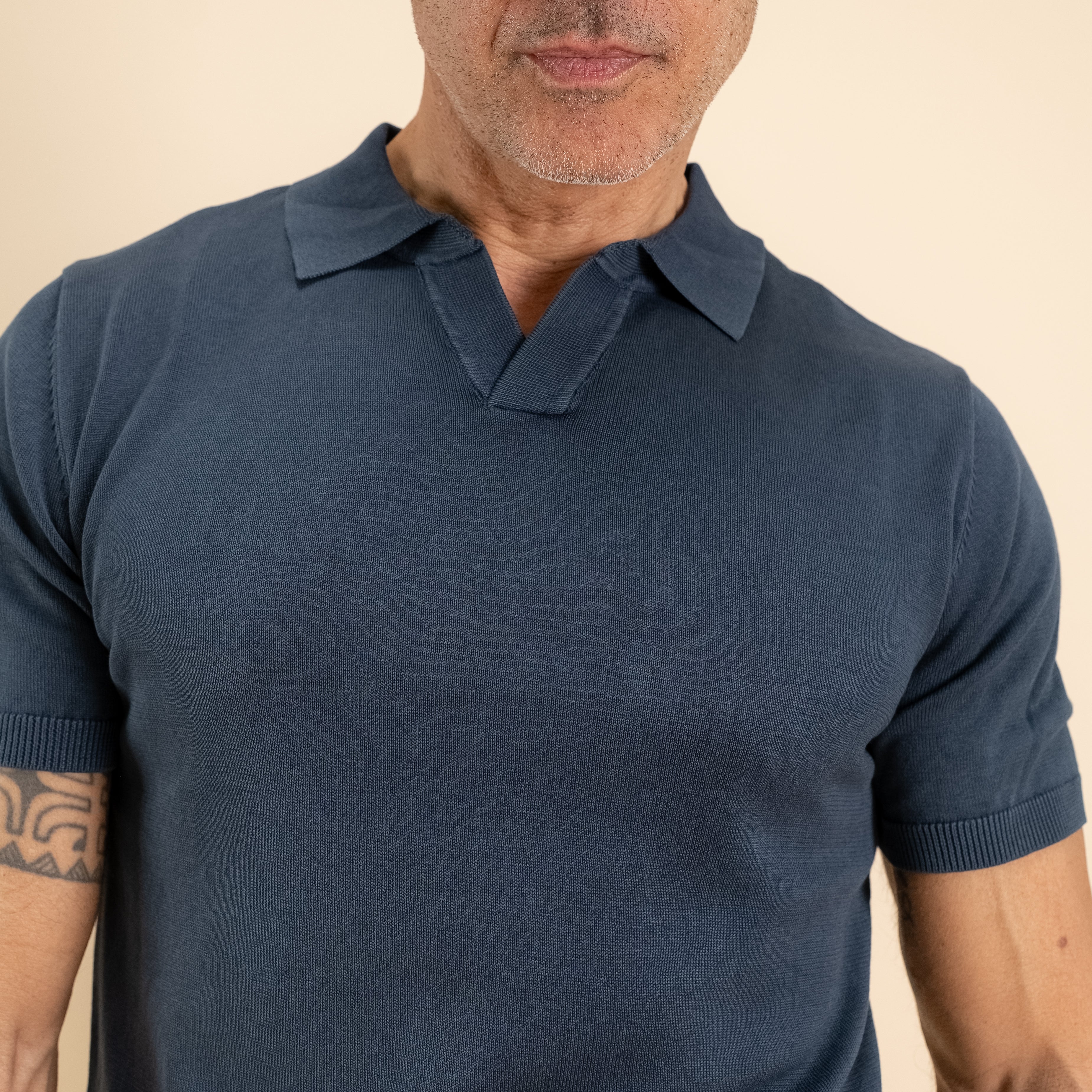 Polo derby stone wash - Blu
