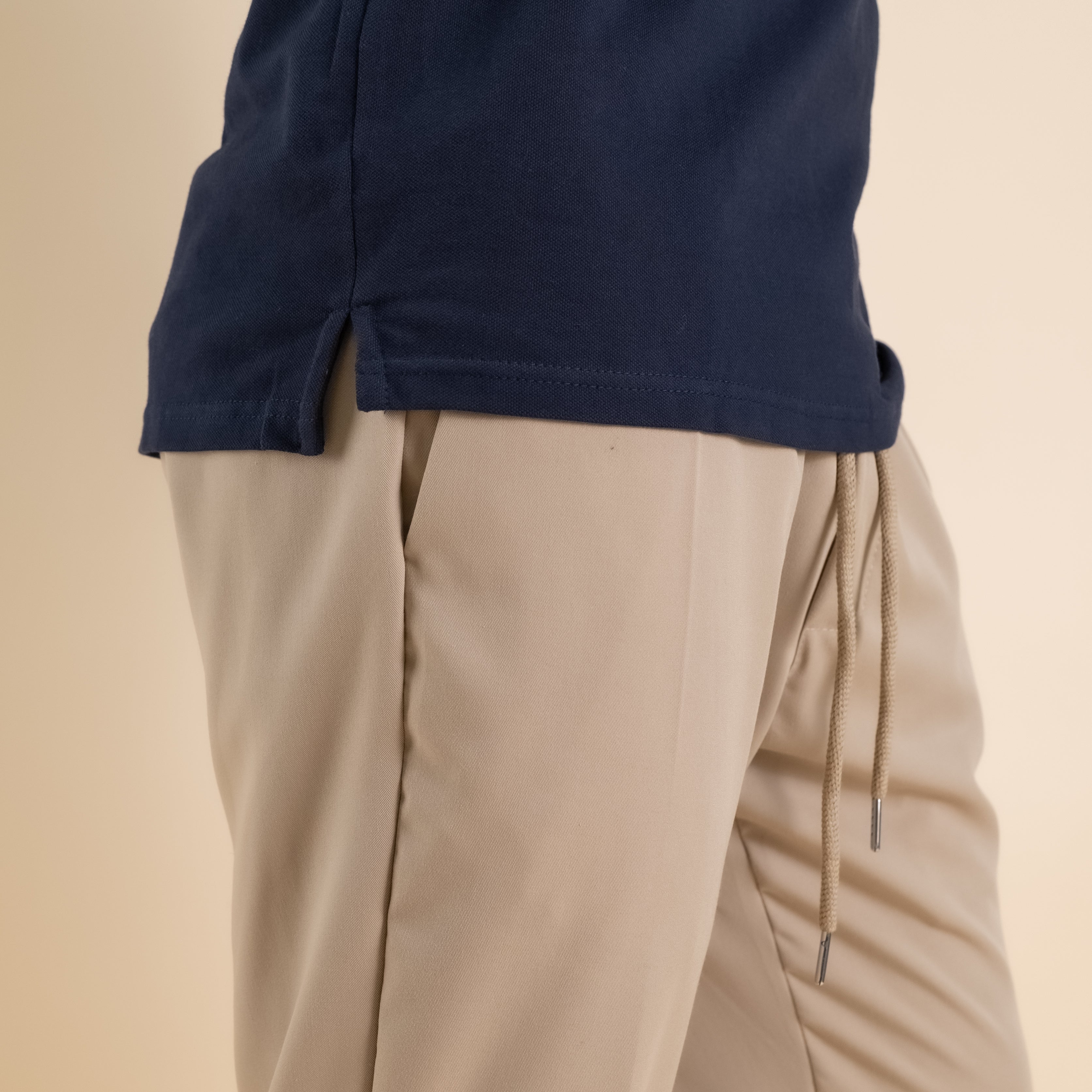 Polo in cotone Piquet - Blu Notte