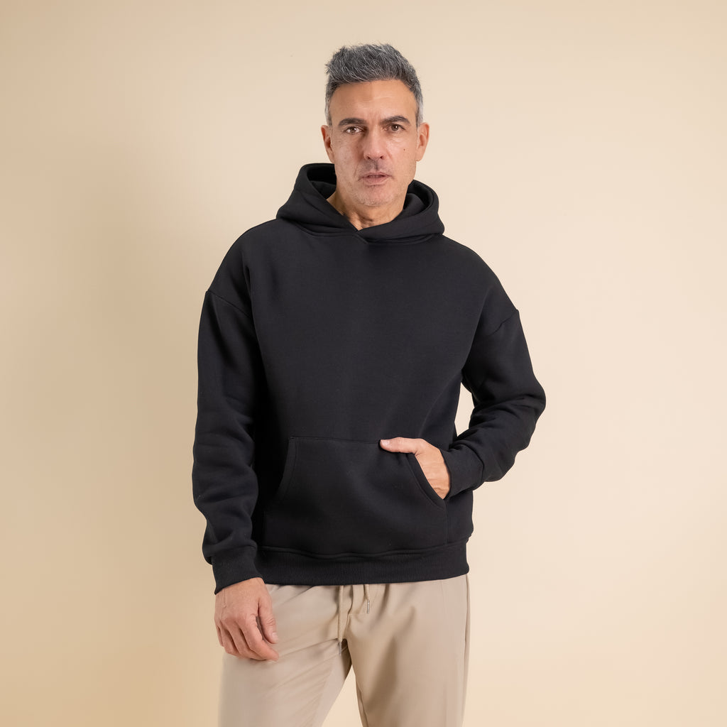 Felpa basic - Nero