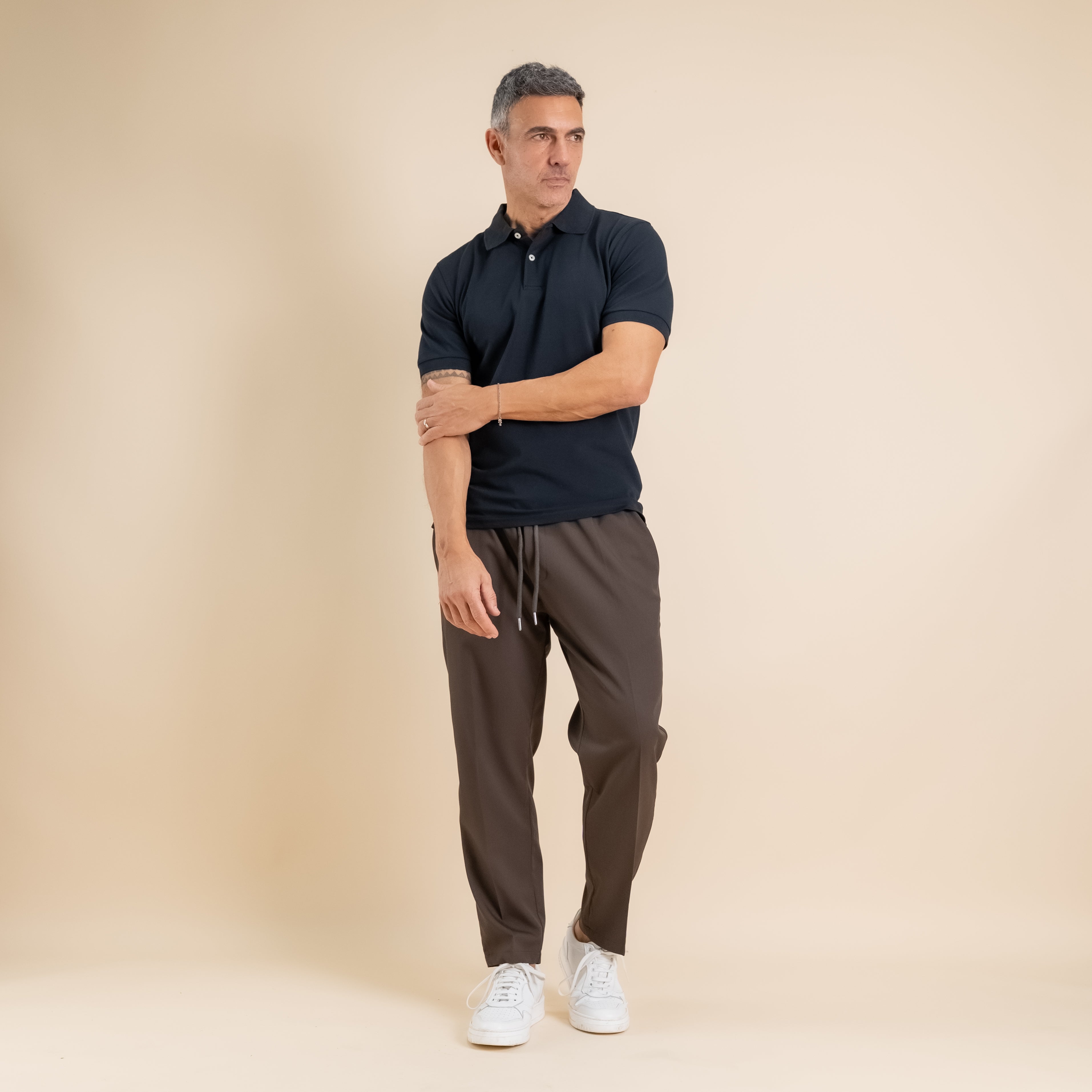 Polo in cotone Piquet - Nero