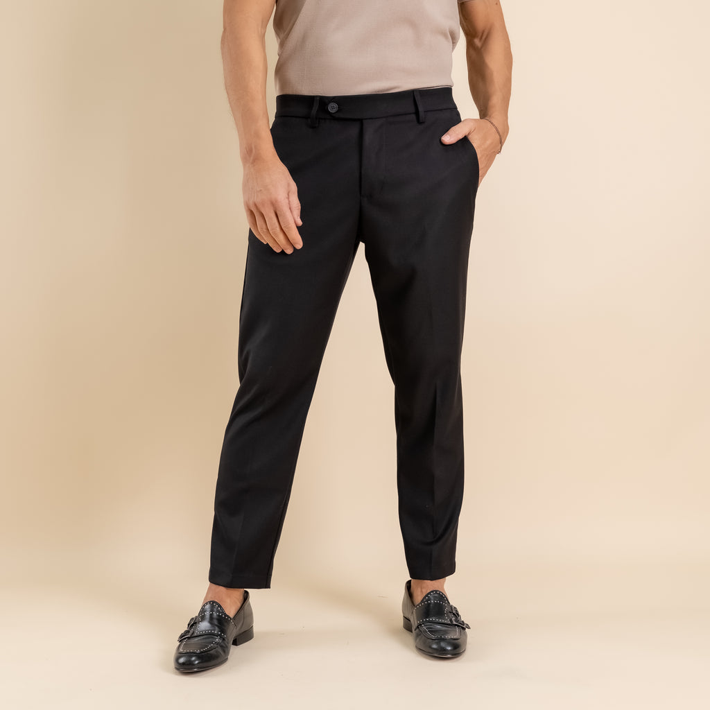 Pantalone classico slim - Nero