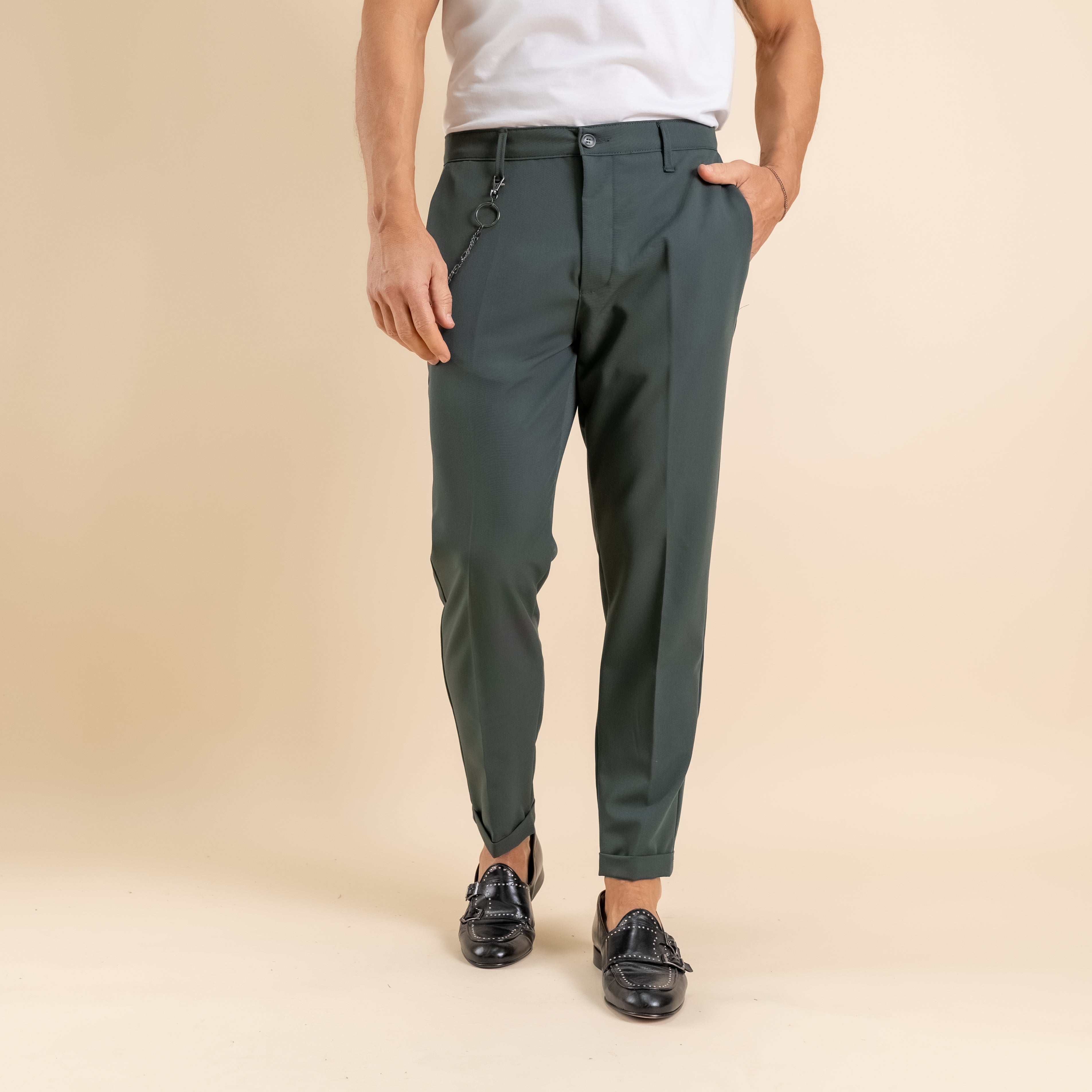 Pantalone chino - Verde