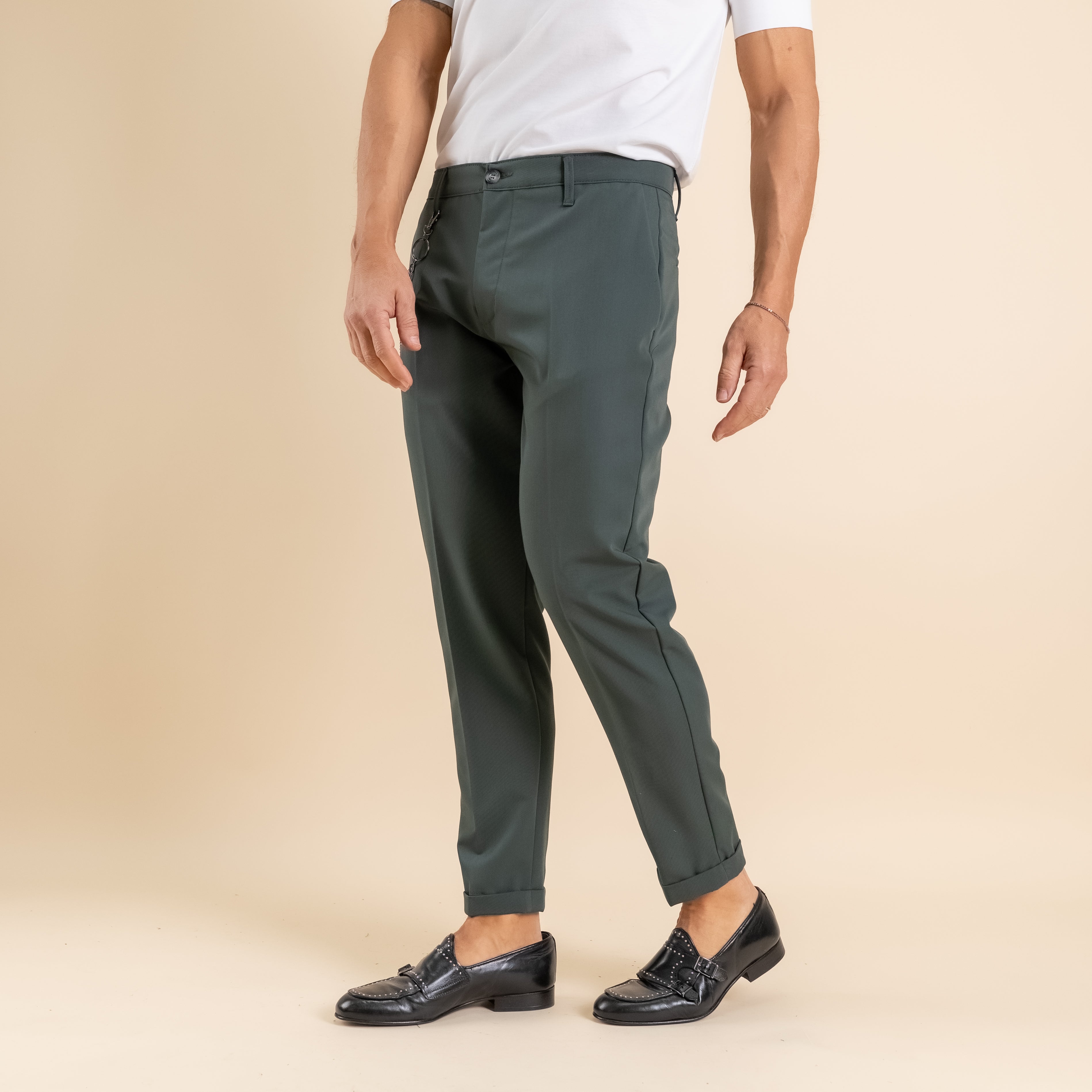Pantalone chino - Verde