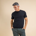 Camiseta de punto - Negra