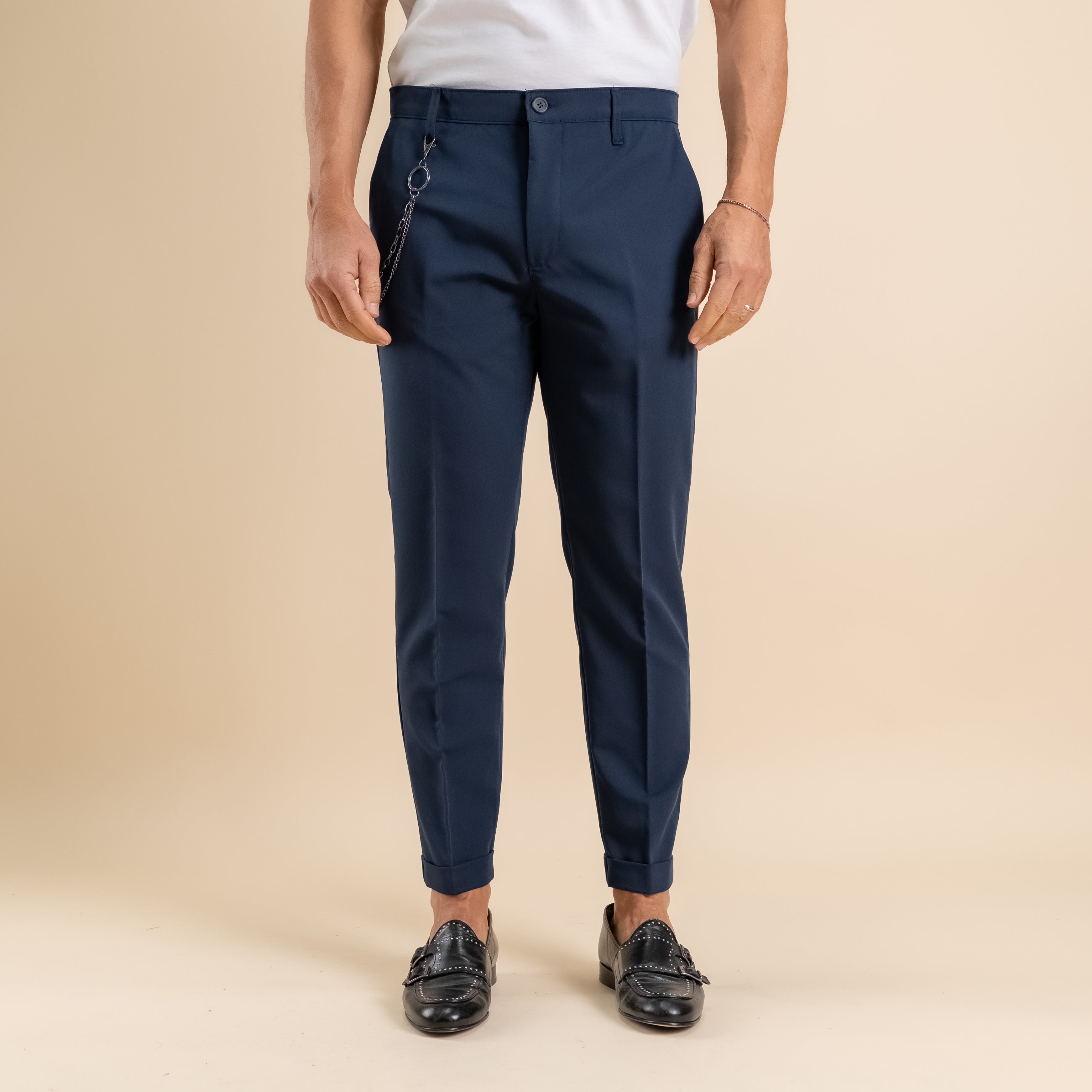 Pantalone chino - Blu