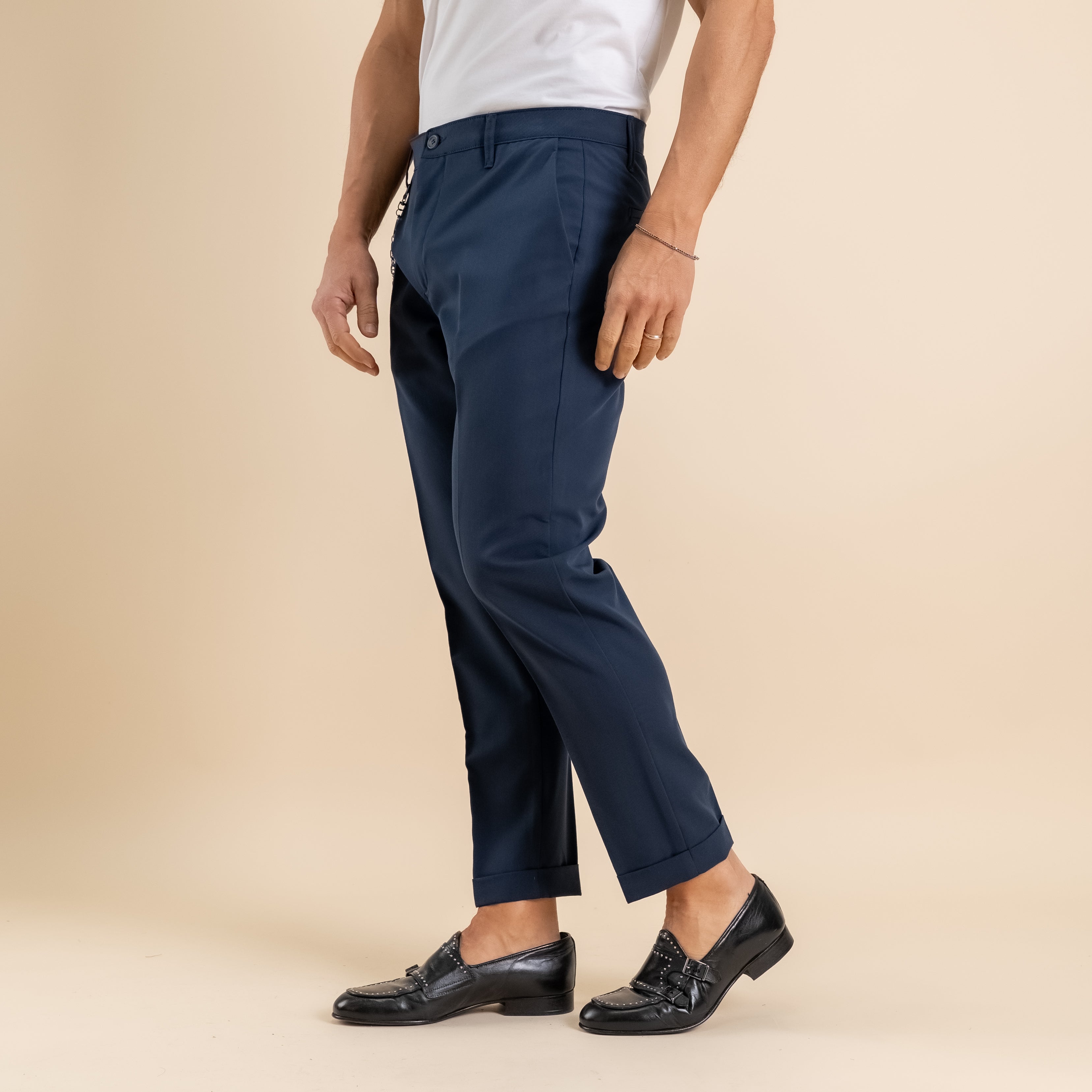 Pantalone chino - Blu