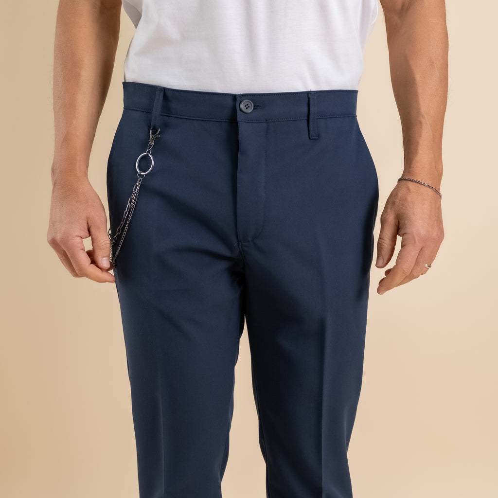 Pantalone chino - Blu