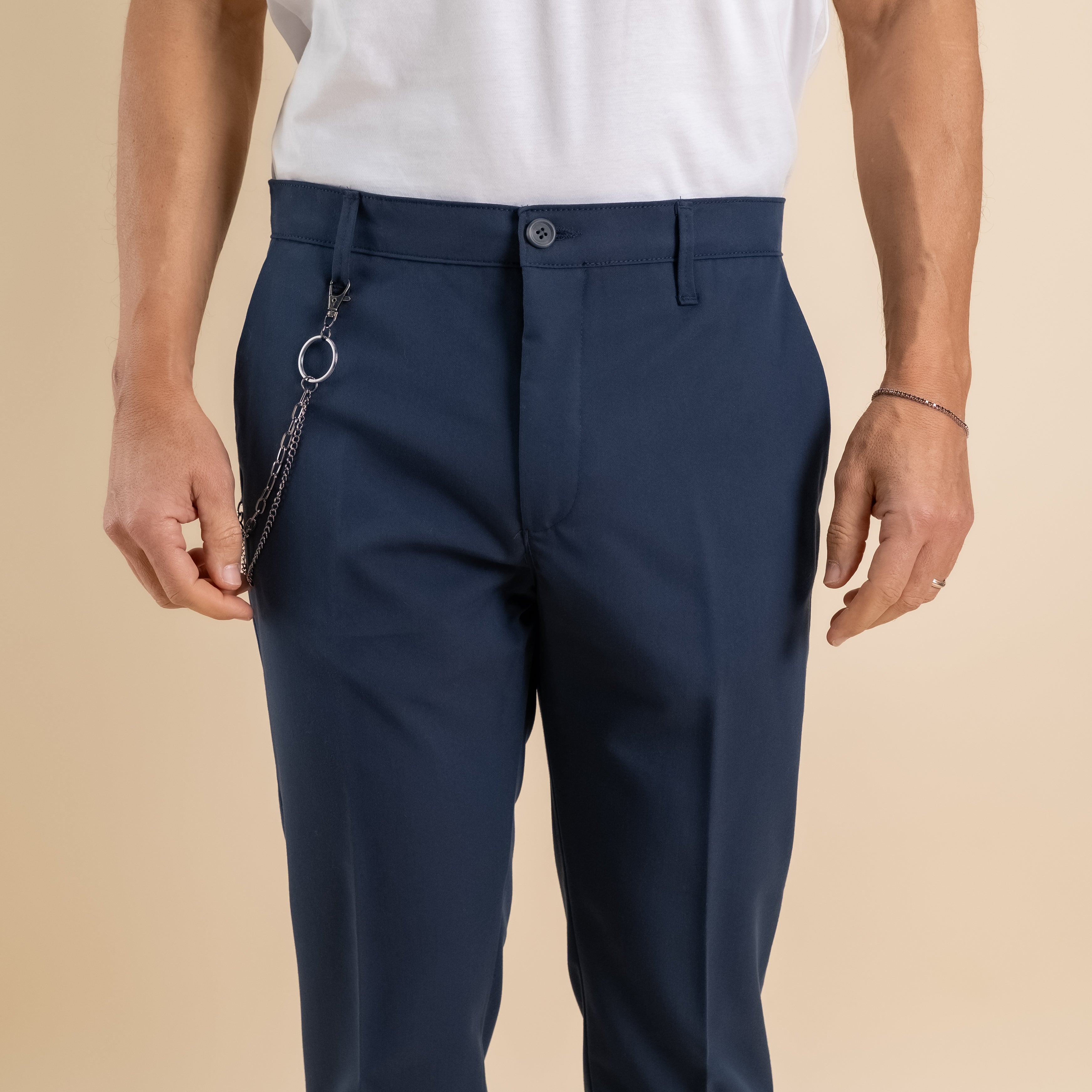 Pantalone chino - Blu