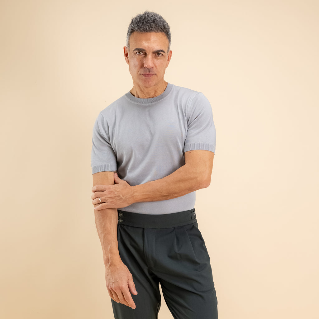 Camiseta de punto fino - Hielo