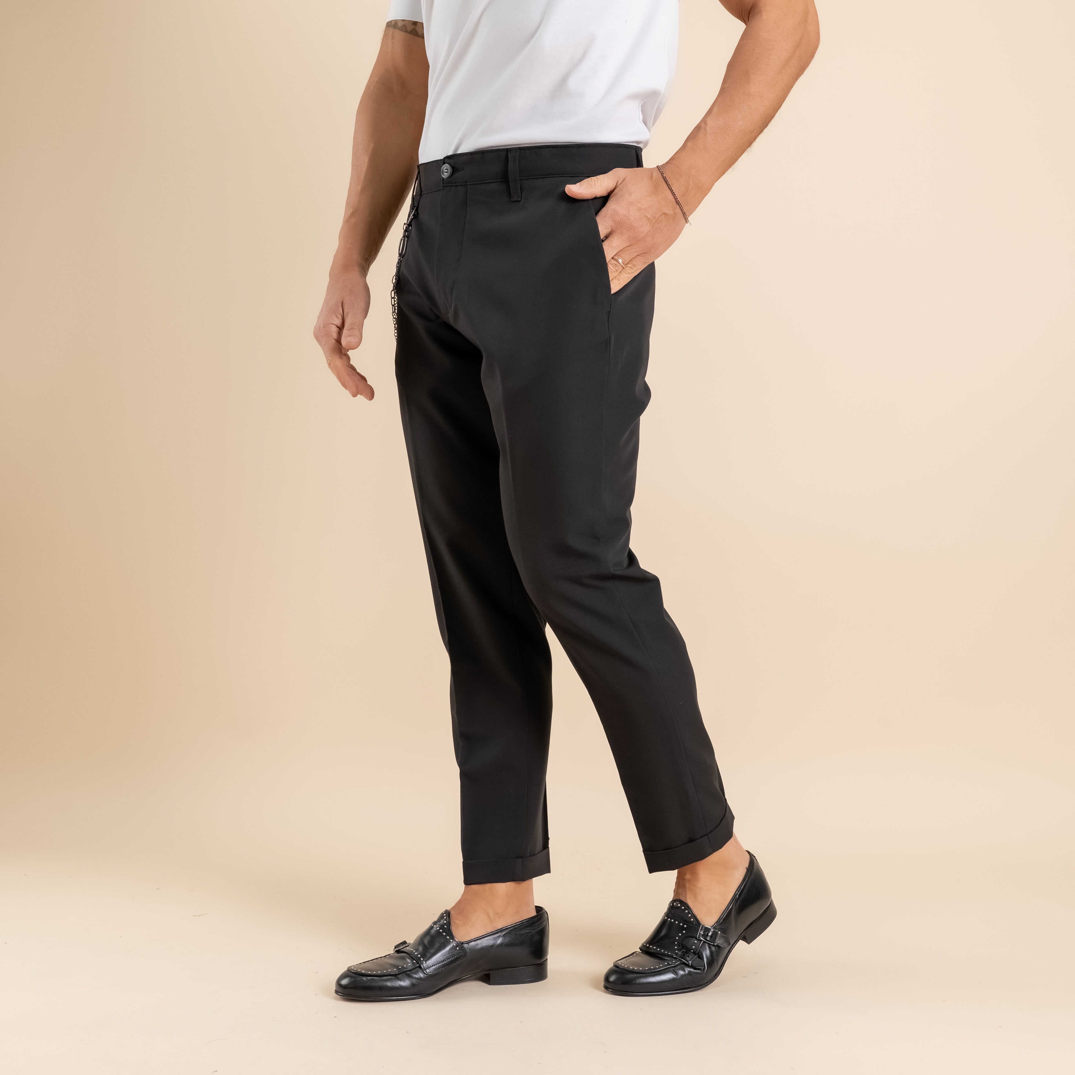Pantalone chino - Nero