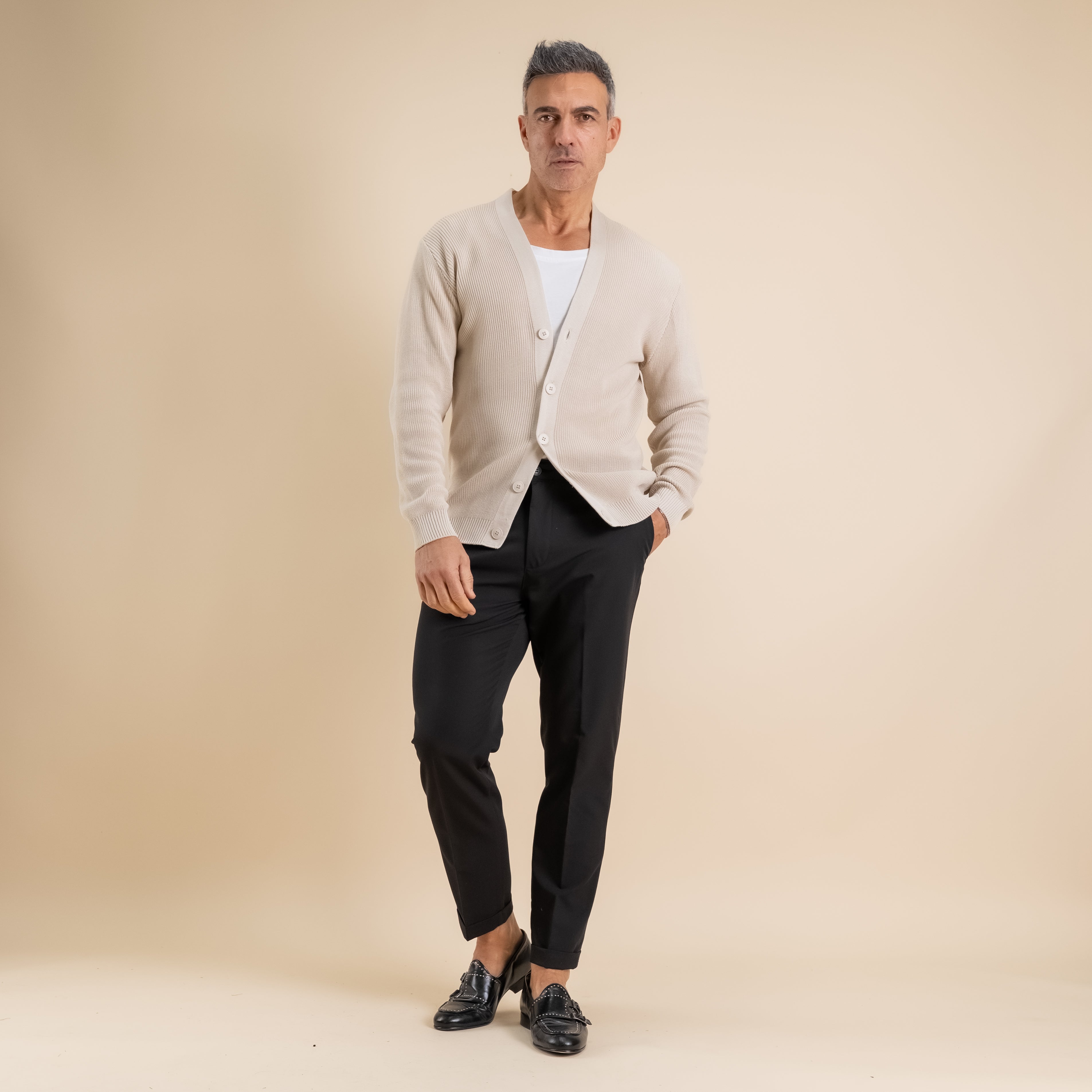 Pantalone chino - Nero