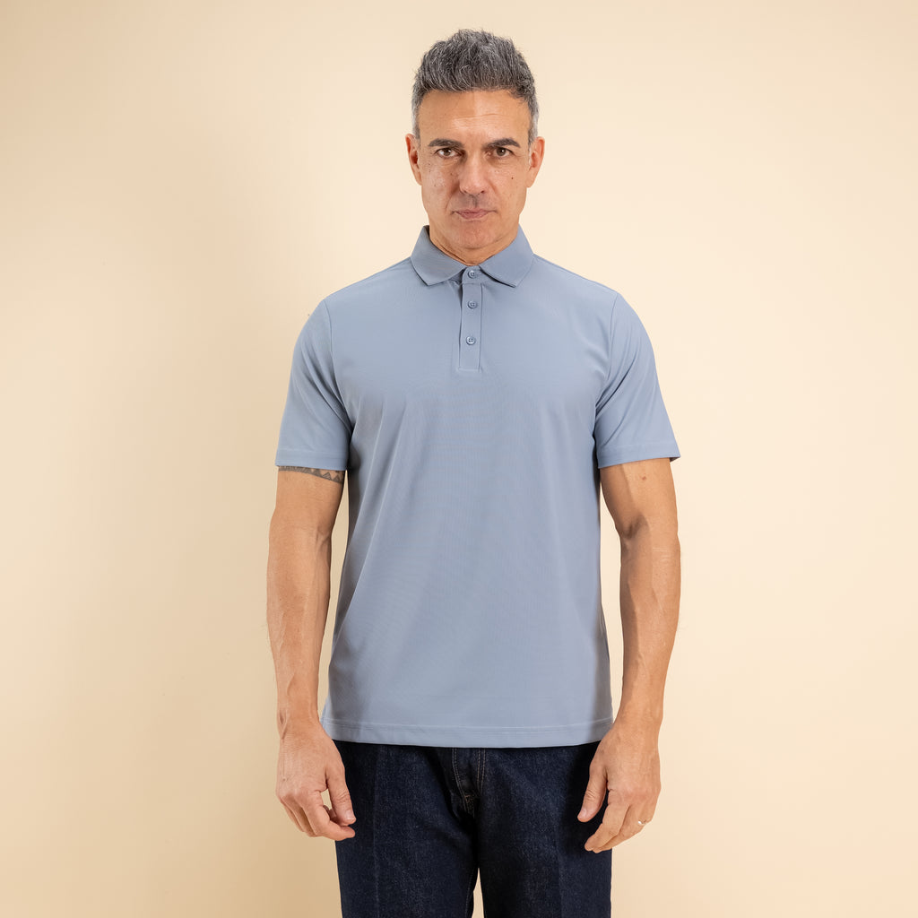 Polo effetto seta - Polvere