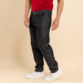 Jeans sartoriale raw cut - Nero