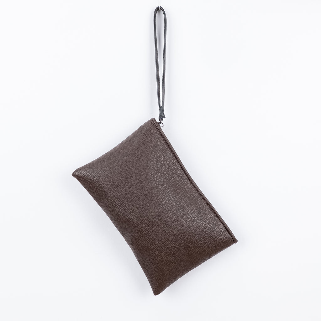 Hammered clutch bag - Moro