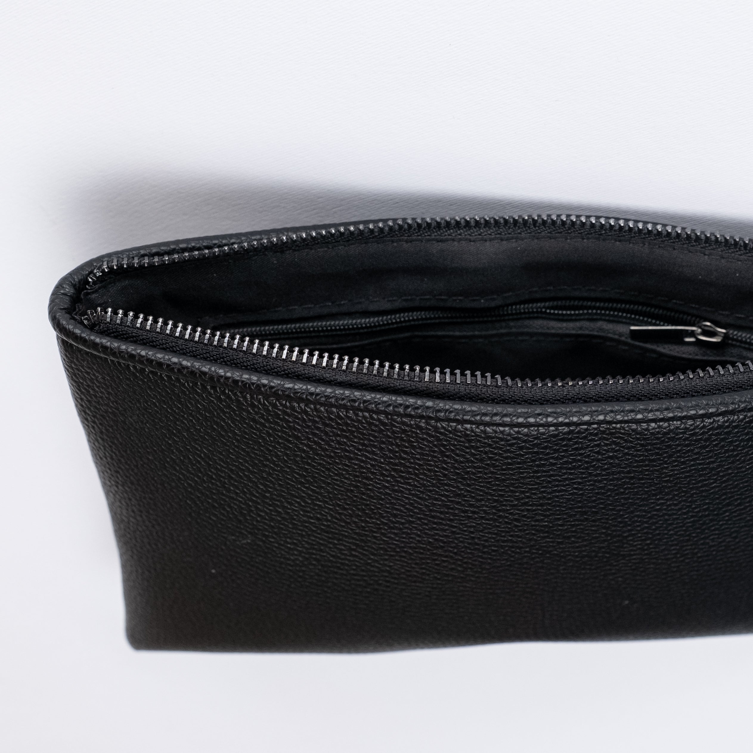 Hammered Clutch Bag - Black