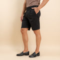 Pantaloncino con fibbia laterale - Nero