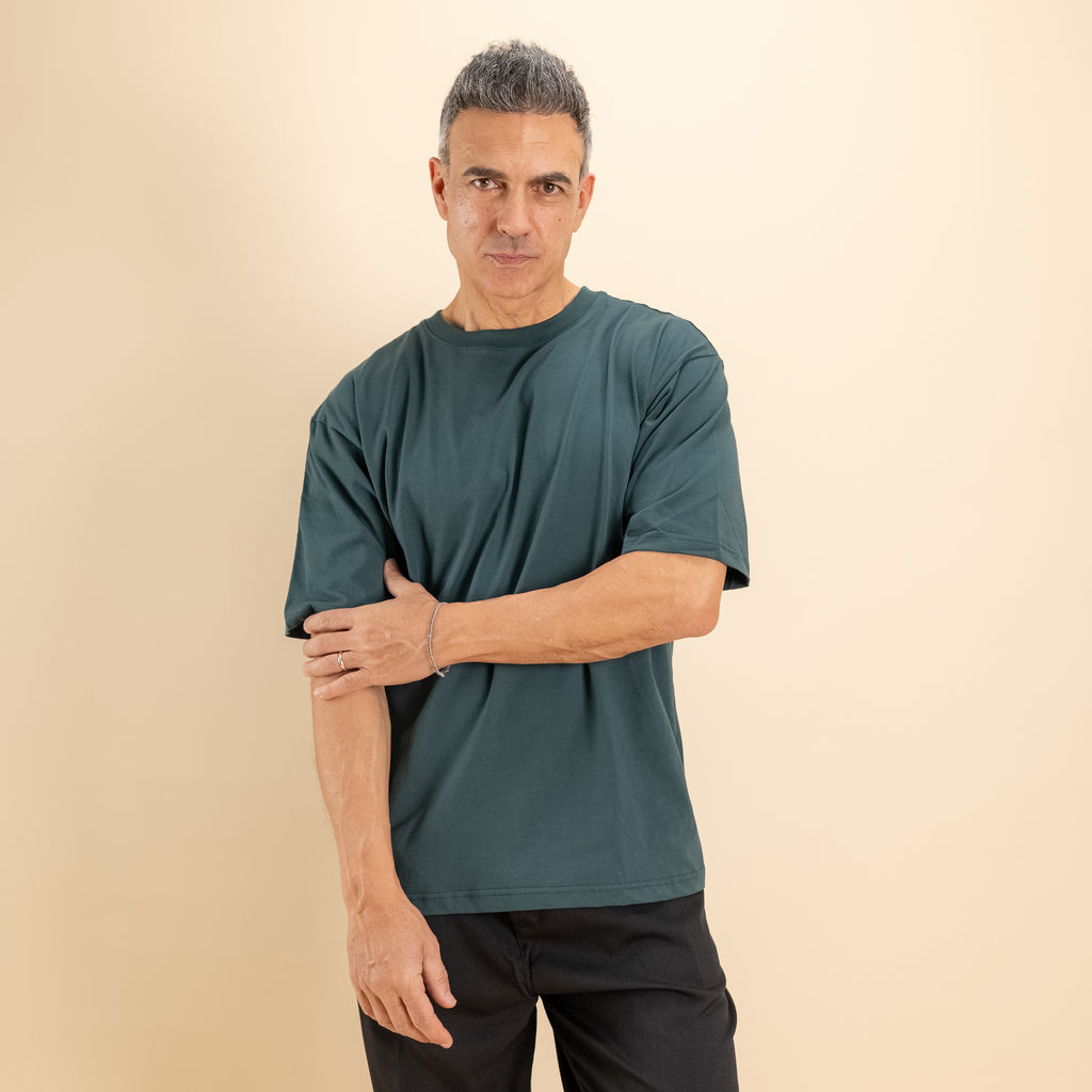 T-shirt comfy fit - Verde
