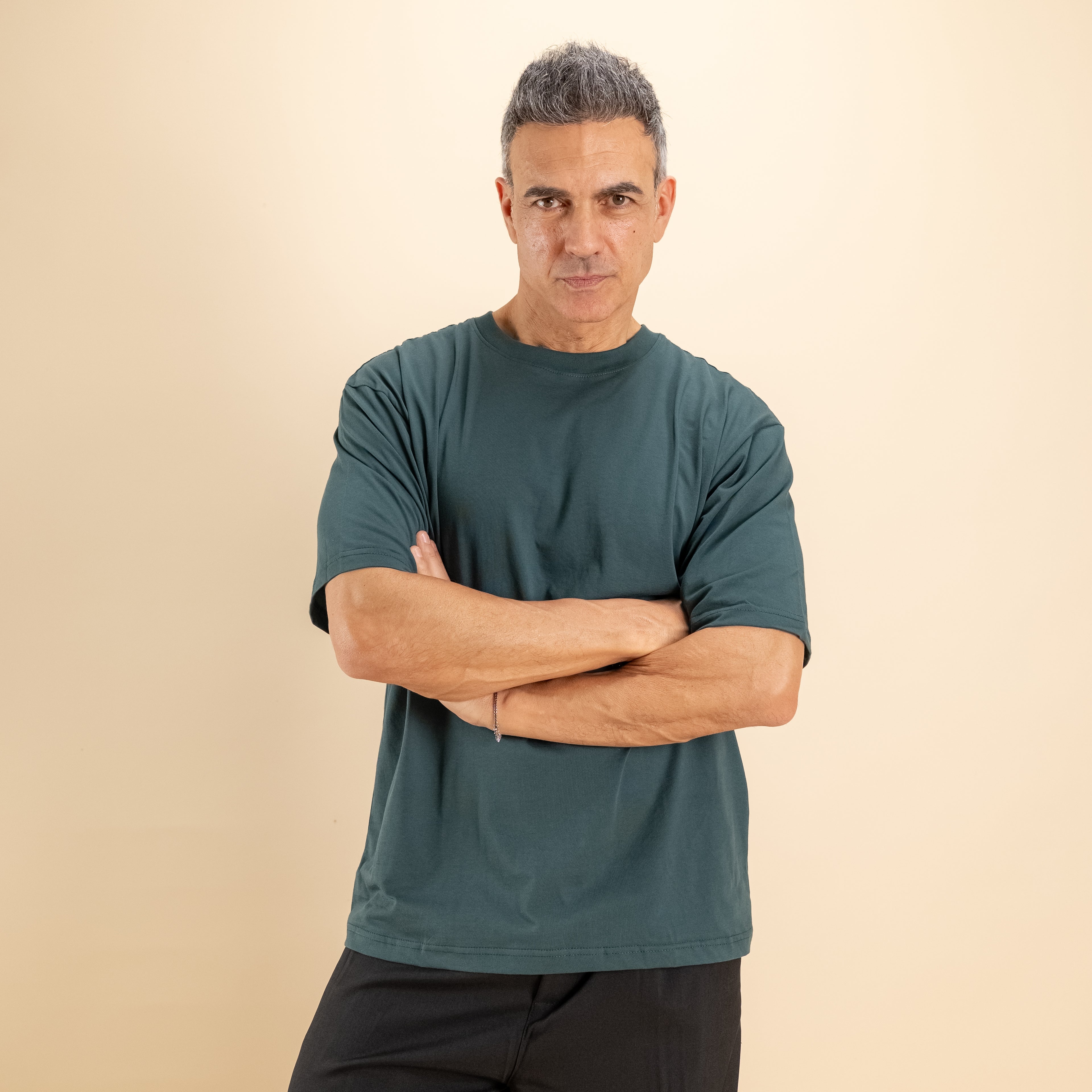 T-shirt comfy fit - Verde