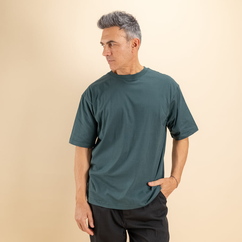 T-shirt comfy fit - Verde