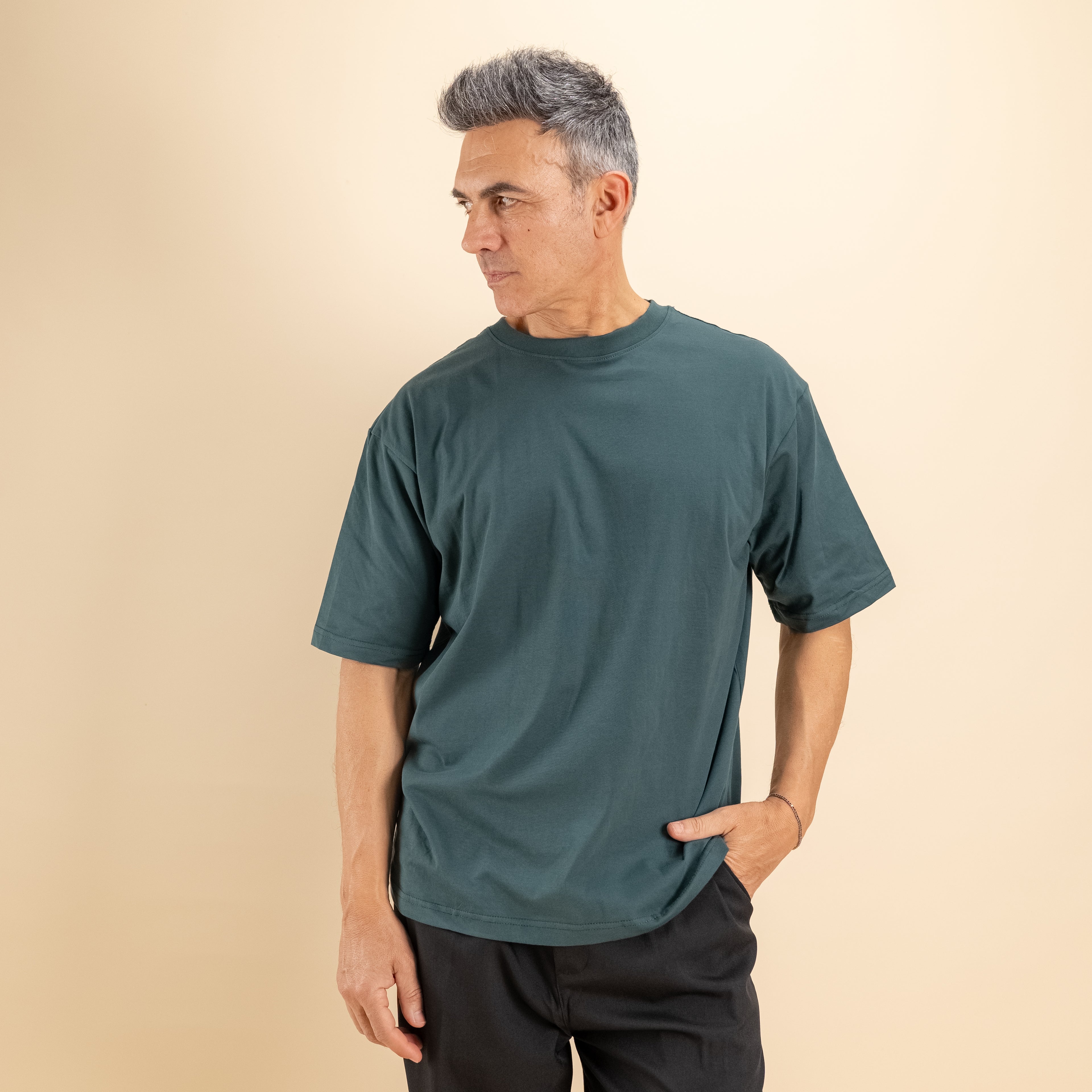 T-shirt comfy fit - Verde