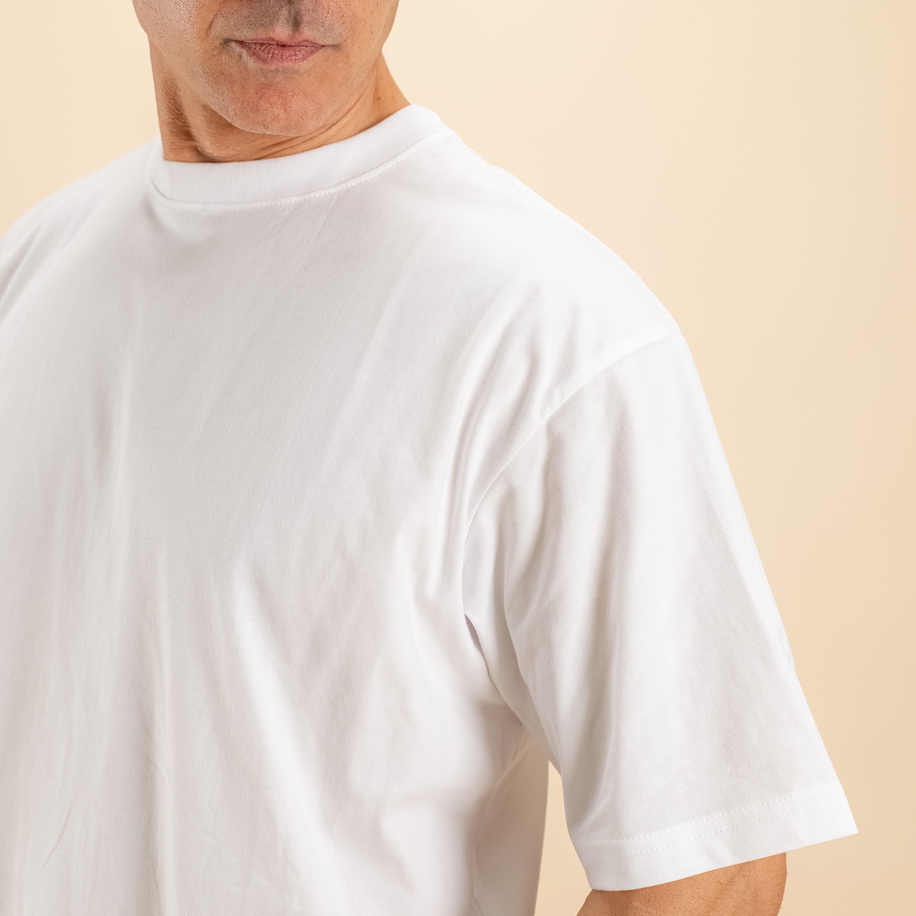 T-shirt comfy fit - Bianco