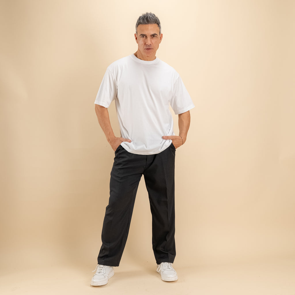 T-shirt comfy fit - Bianco