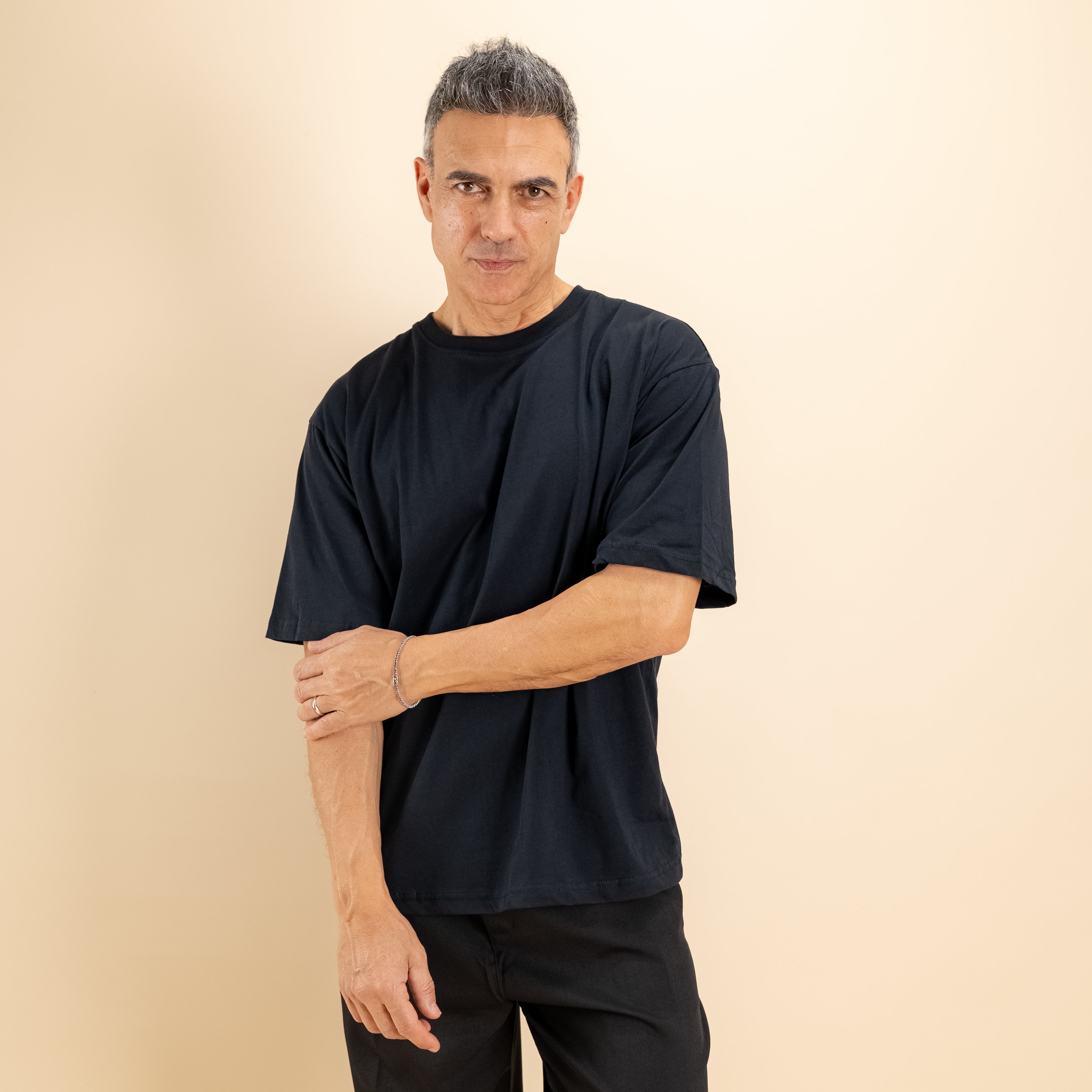 T-shirt comfy fit - Nero