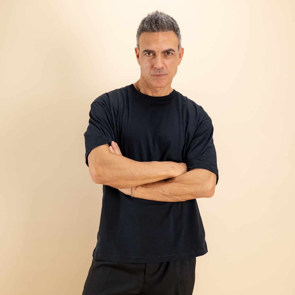 T-shirt comfy fit - Nero