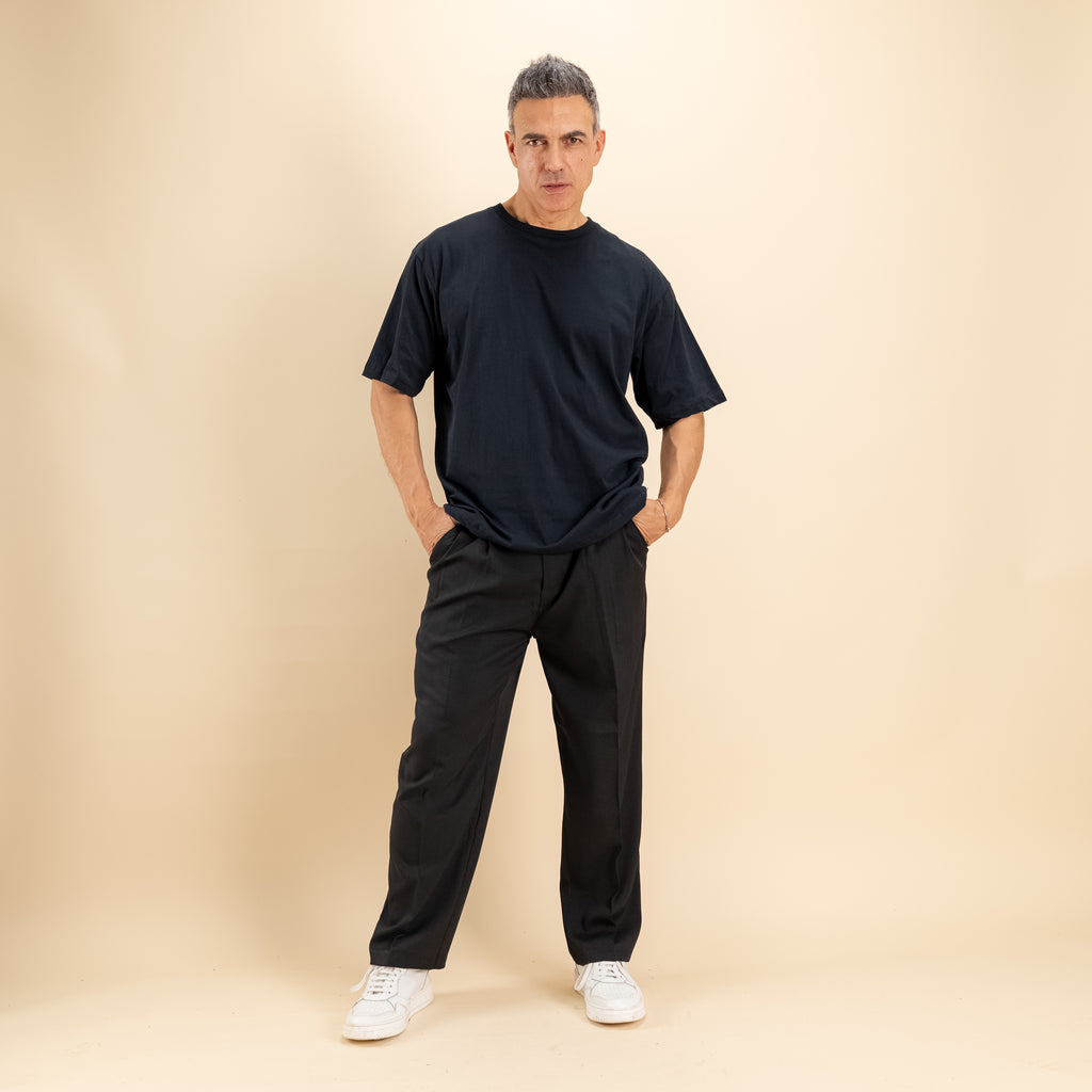 T-shirt comfy fit - Nero