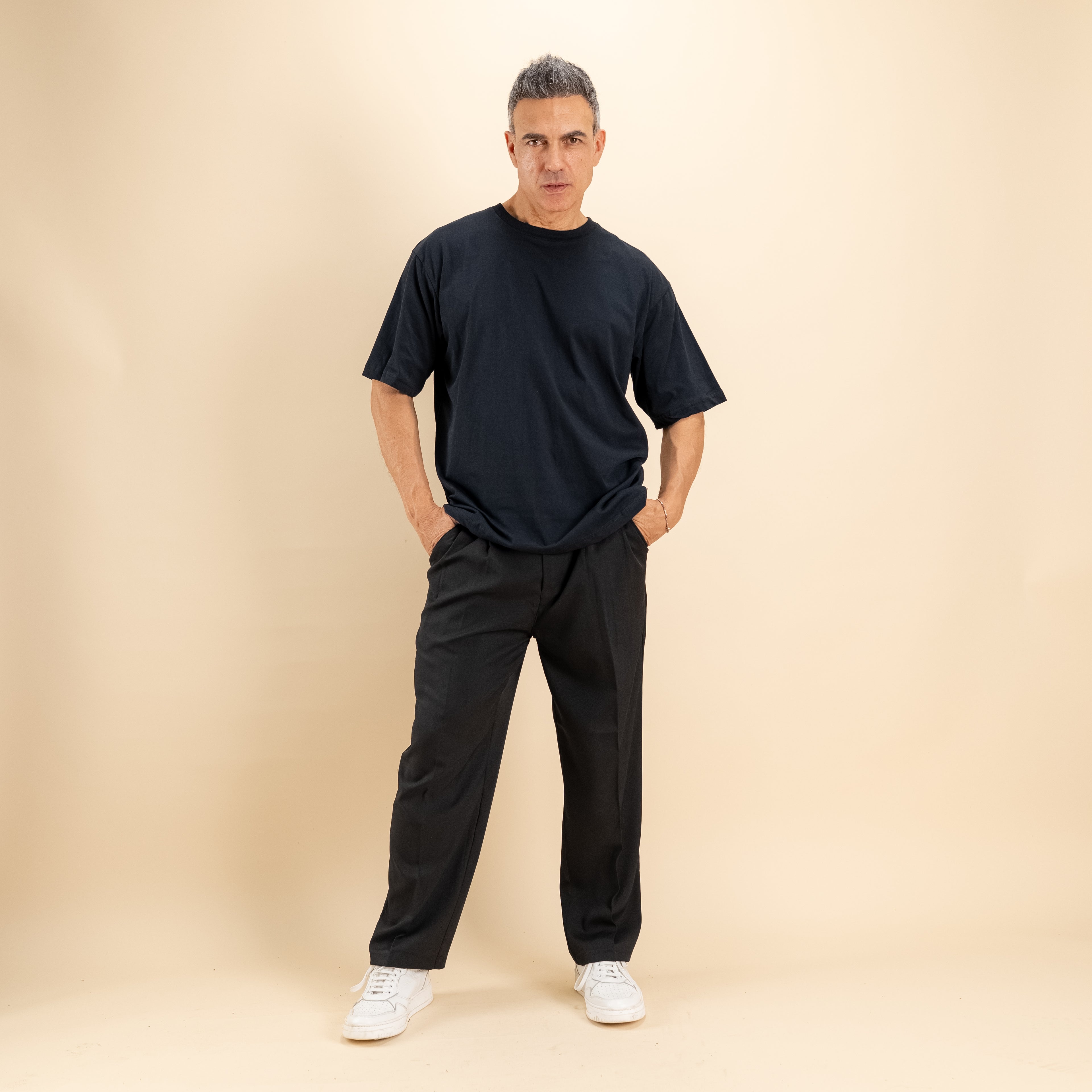 T-shirt comfy fit - Nero