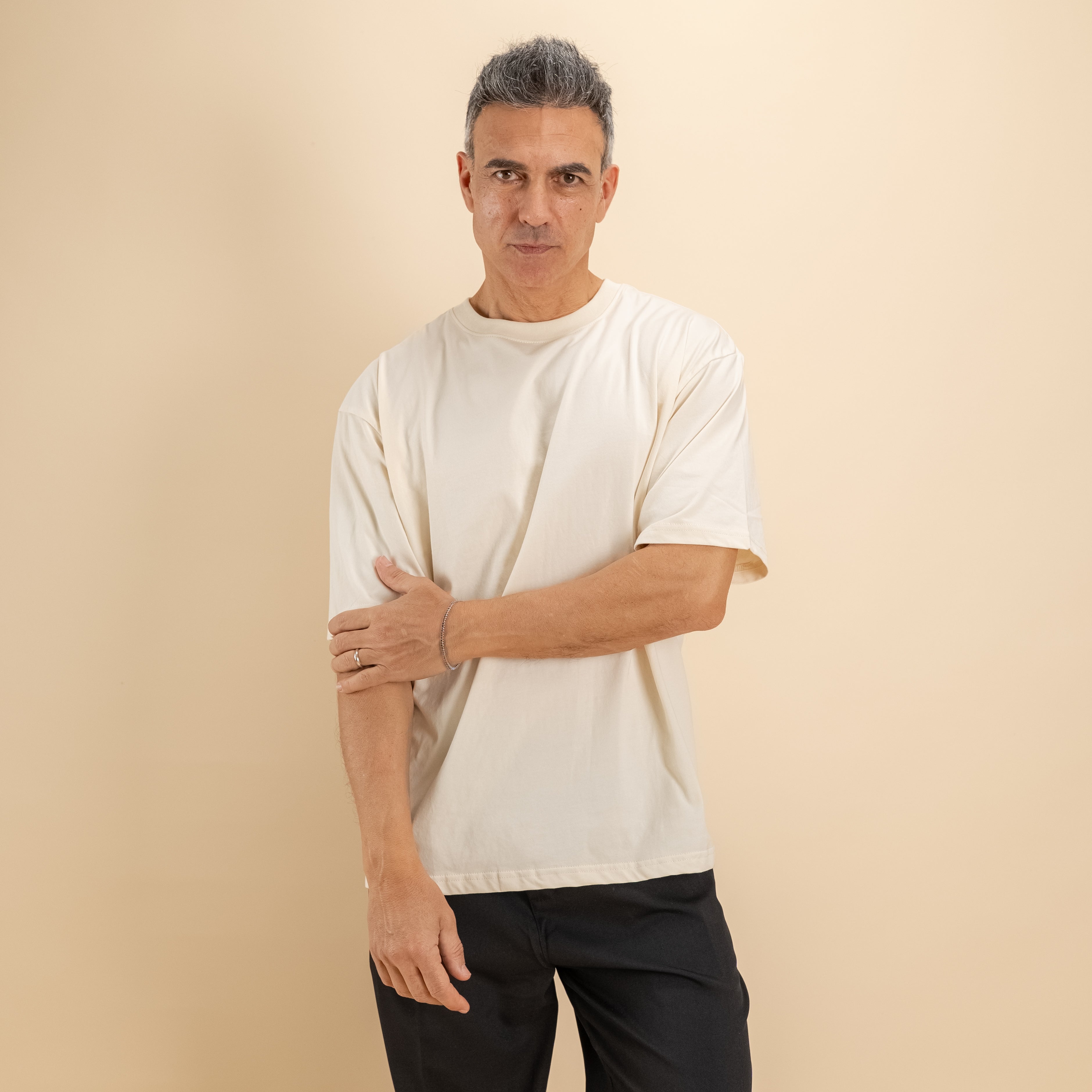 T-shirt comfy fit - Avorio
