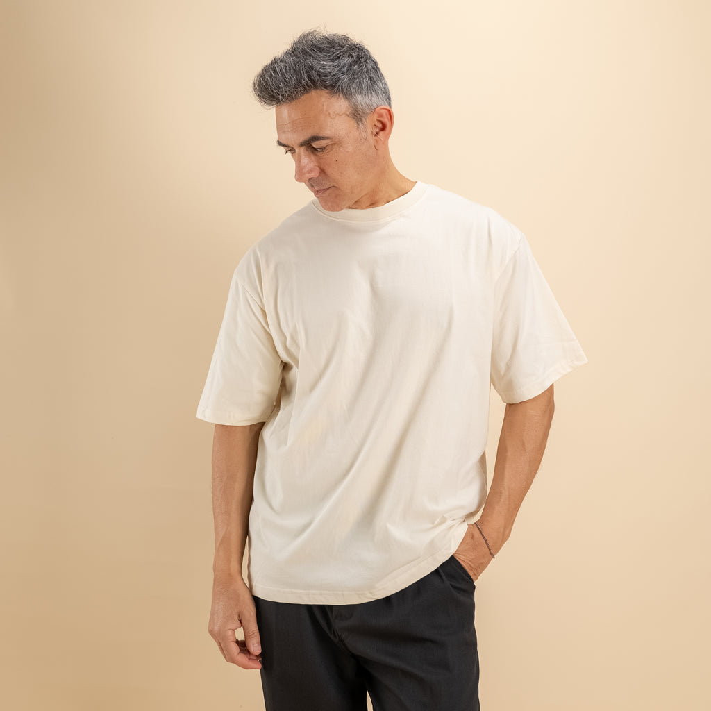 T-shirt comfy fit - Avorio