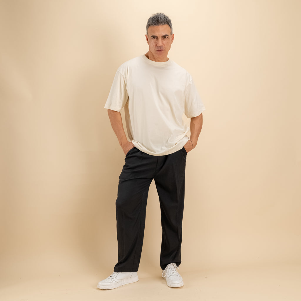 T-shirt comfy fit - Avorio