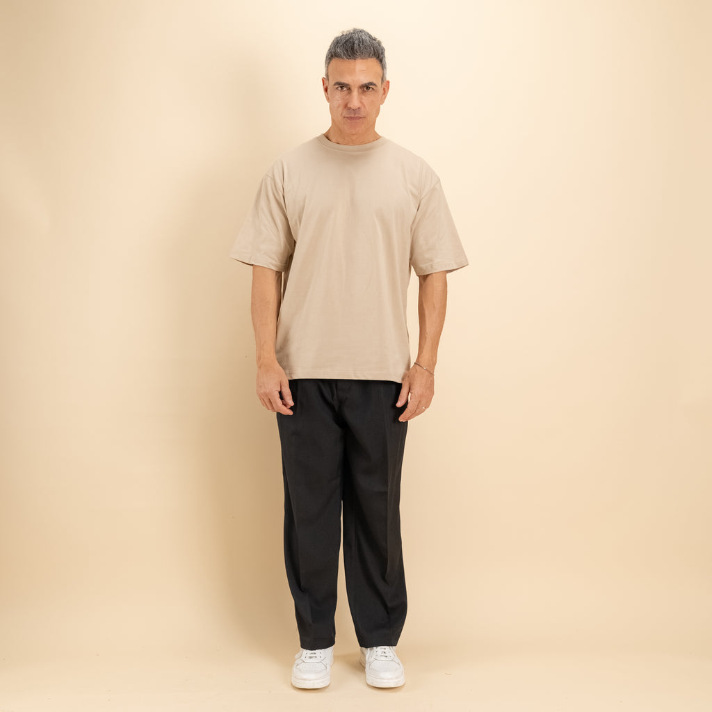 T-shirt comfy fit - Beige