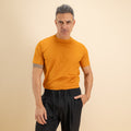 T-shirt in Filo di Scozia - Ambra