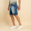 Bermuda jeans sfumato