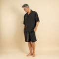 Coordinato con pantaloncino - Nero